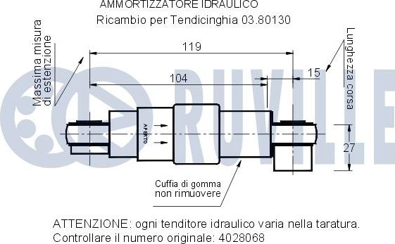 Ruville 540409 - Demferis, Ķīļrievu siksna ps1.lv