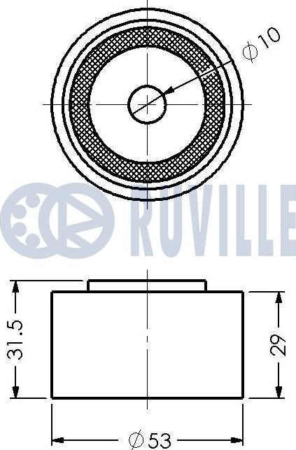 Ruville 540430 - Parazīt / Vadrullītis, Zobsiksna ps1.lv