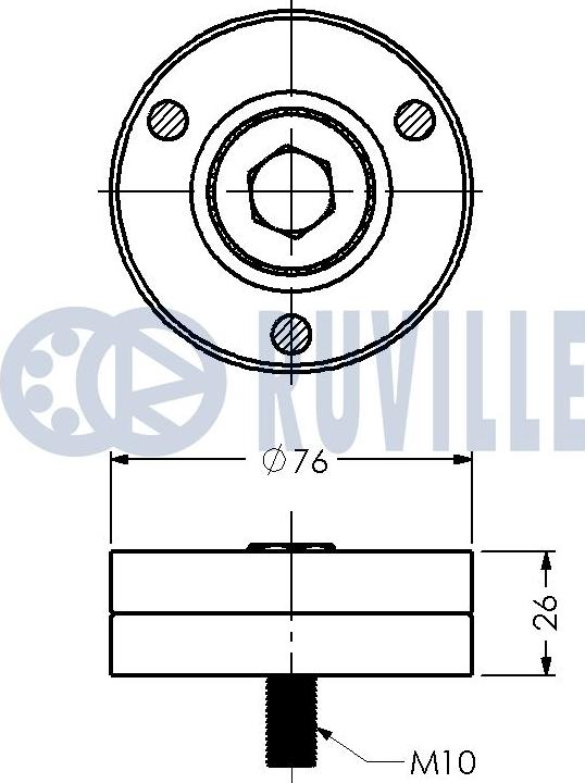 Ruville 540553 - Parazīt / Vadrullītis, Ķīļrievu siksna ps1.lv