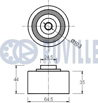 Ruville 540520 - Parazīt / Vadrullītis, Zobsiksna ps1.lv