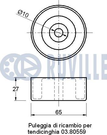 Ruville 540625 - Parazīt / Vadrullītis, Ķīļrievu siksna ps1.lv