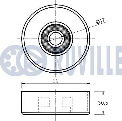 Ruville 540672 - Parazīt / Vadrullītis, Ķīļrievu siksna ps1.lv