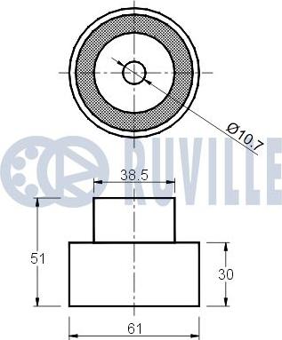 Ruville 540060 - Parazīt / Vadrullītis, Zobsiksna ps1.lv