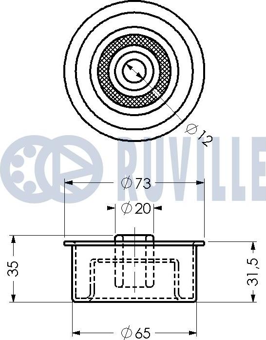 Ruville 540081 - Parazīt / Vadrullītis, Zobsiksna ps1.lv