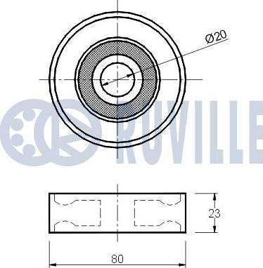 Ruville 540164 - Parazīt / Vadrullītis, Ķīļrievu siksna ps1.lv