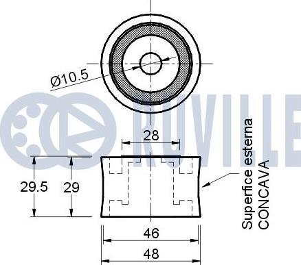 Ruville 540171 - Parazīt / Vadrullītis, Zobsiksna ps1.lv