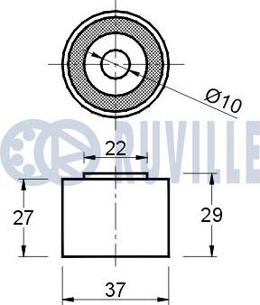 Ruville 540891 - Parazīt / Vadrullītis, Ķīļrievu siksna ps1.lv