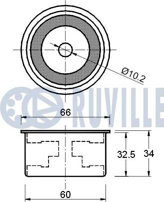 Ruville 540859 - Parazīt / Vadrullītis, Zobsiksna ps1.lv