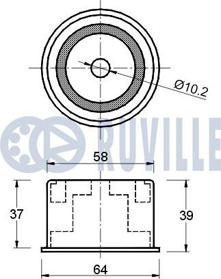 Ruville 540860 - Parazīt / Vadrullītis, Zobsiksna ps1.lv