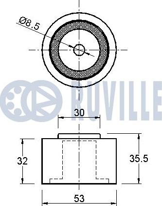 Ruville 540818 - Parazīt / Vadrullītis, Zobsiksna ps1.lv