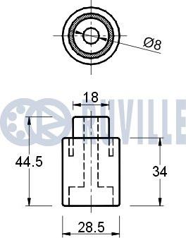 Ruville 540838 - Parazīt / Vadrullītis, Zobsiksna ps1.lv