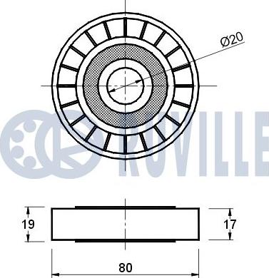 Ruville 540335 - Parazīt / Vadrullītis, Ķīļrievu siksna ps1.lv