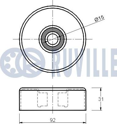 Ruville 540709 - Parazīt / Vadrullītis, Ķīļrievu siksna ps1.lv