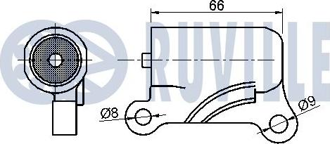 Ruville 541969 - Mierinātājs, Zobsiksna ps1.lv