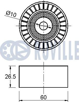 Ruville 541467 - Parazīt / Vadrullītis, Ķīļrievu siksna ps1.lv