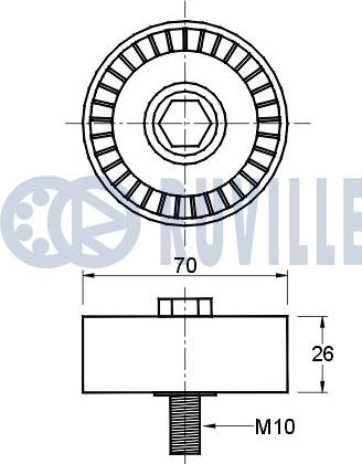 Ruville 541648 - Parazīt / Vadrullītis, Ķīļrievu siksna ps1.lv