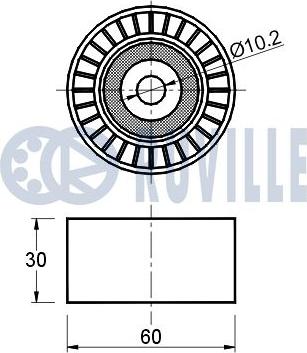 Ruville 541149 - Parazīt / Vadrullītis, Zobsiksna ps1.lv