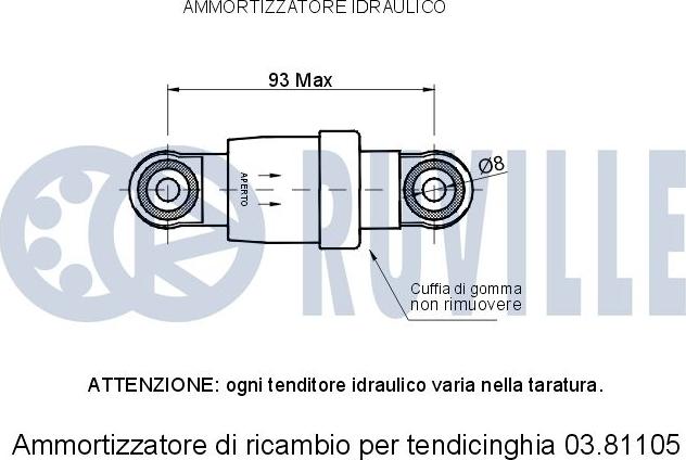 Ruville 541805 - Demferis, Ķīļrievu siksna ps1.lv