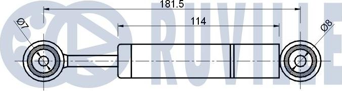 Ruville 541280 - Demferis, Ķīļrievu siksna ps1.lv