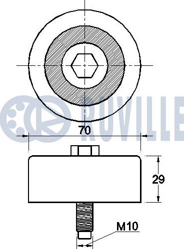 Ruville 542450 - Parazīt / Vadrullītis, Ķīļrievu siksna ps1.lv