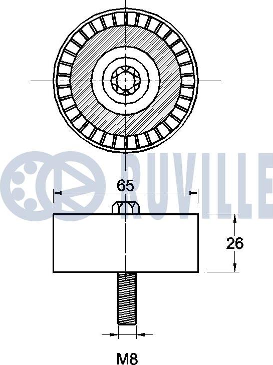 Ruville 542482 - Parazīt / Vadrullītis, Ķīļrievu siksna ps1.lv