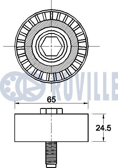 Ruville 542503 - Parazīt / Vadrullītis, Ķīļrievu siksna ps1.lv