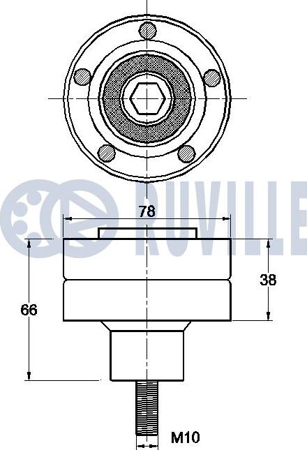 Ruville 542515 - Parazīt / Vadrullītis, Ķīļrievu siksna ps1.lv