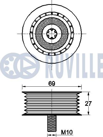 Ruville 542531 - Parazīt / Vadrullītis, Ķīļrievu siksna ps1.lv