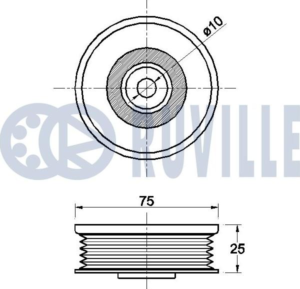 Ruville 542622 - Parazīt / Vadrullītis, Ķīļrievu siksna ps1.lv