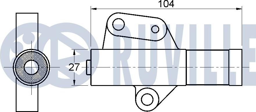 Ruville 542284 - Mierinātājs, Zobsiksna ps1.lv