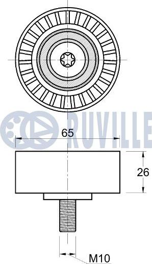 Ruville 542794 - Parazīt / Vadrullītis, Ķīļrievu siksna ps1.lv