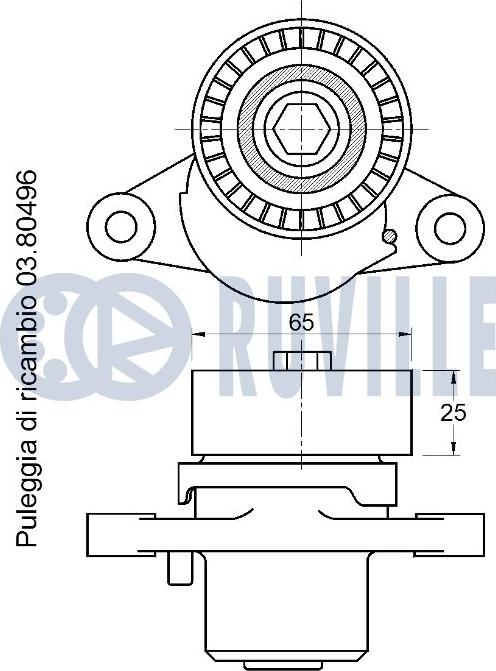 Ruville 542783 - Parazīt / Vadrullītis, Ķīļrievu siksna ps1.lv