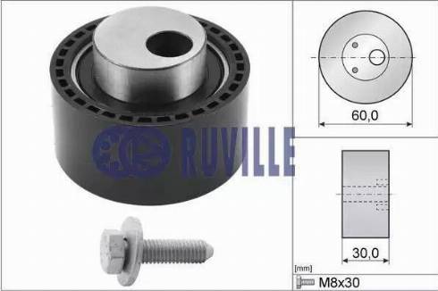 Ruville 55921 - Spriegotājrullītis, Gāzu sadales mehānisma piedziņas siksna ps1.lv