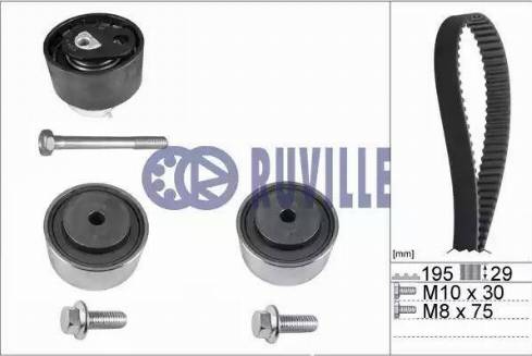 Ruville 5597870 - Zobsiksnas komplekts ps1.lv