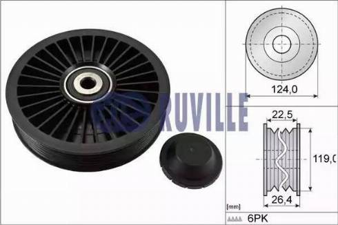 Ruville 55546 - Parazīt / Vadrullītis, Ķīļrievu siksna ps1.lv