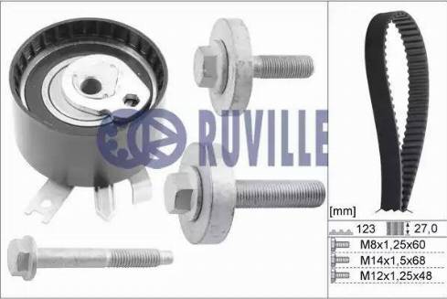 Ruville 5558170 - Zobsiksnas komplekts ps1.lv