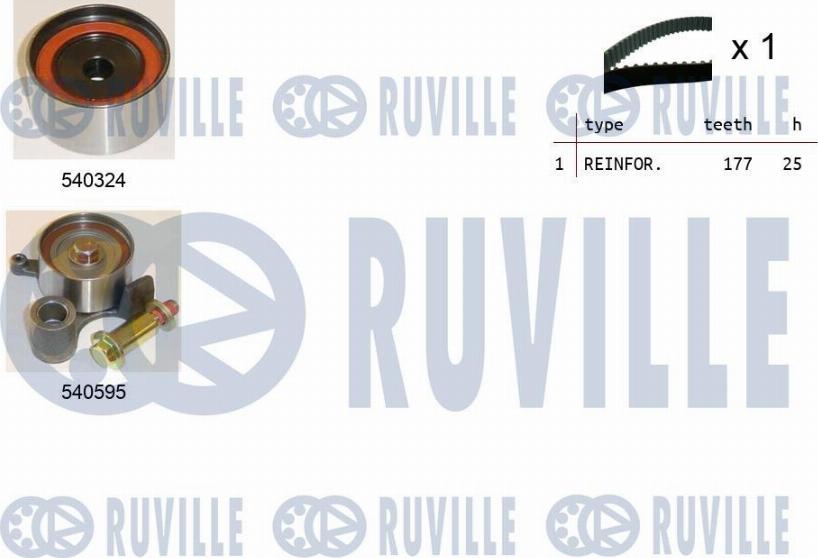 Ruville 550484 - Zobsiksnas komplekts ps1.lv