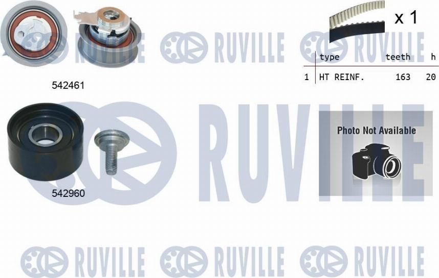 Ruville 550509 - Zobsiksnas komplekts ps1.lv