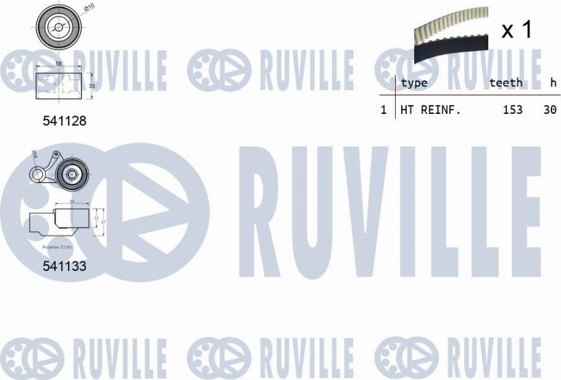 Ruville 550288 - Zobsiksnas komplekts ps1.lv