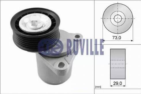 Ruville 55252 - Siksnas spriegotājs, Ķīļsiksna ps1.lv