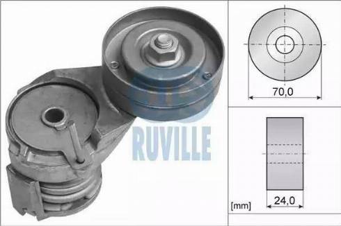 Ruville 55738 - Siksnas spriegotājs, Ķīļsiksna ps1.lv