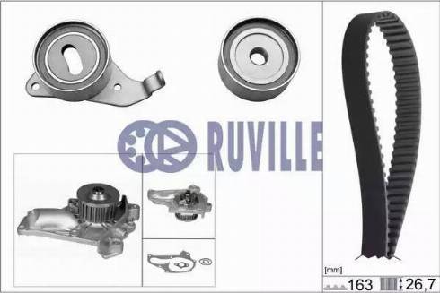 Ruville 56901701 - Ūdenssūknis + Zobsiksnas komplekts ps1.lv