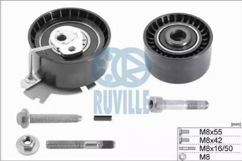 Ruville 5663850 - Rullīšu komplekts, Zobsiksna ps1.lv