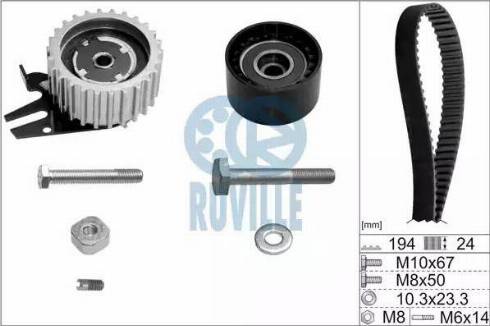 Ruville 5603670 - Zobsiksnas komplekts ps1.lv