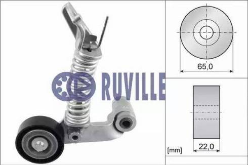 Ruville 57538 - Siksnas spriegotājs, Ķīļsiksna ps1.lv