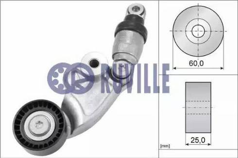 Ruville 57060 - Siksnas spriegotājs, Ķīļsiksna ps1.lv