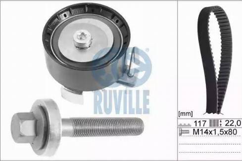 Ruville 5711870 - Zobsiksnas komplekts ps1.lv