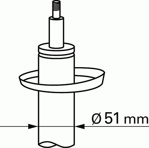 SACHS 100 456 - Amortizators ps1.lv