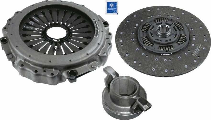 SACHS 3400 700 379 - Sajūga komplekts ps1.lv