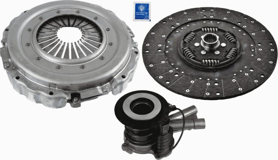 SACHS 3400 710 009 - Sajūga komplekts ps1.lv